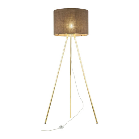 UMBERTO BROWN GOLD LAMPA PODŁOGOWA 1 (16032) - TK Lighting