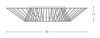 CEILING 3L GLASS STEEL BLACK (1546 Zambelis) - Zambelis