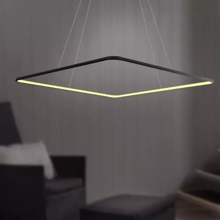 Lampa wisząca Ledowe Kwadraty No.1 40 4k czarna (LA079/P_40_in_4k_black) - ALTAVOLA DESIGN