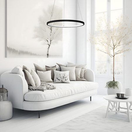 Lampa wisząca HOOP BLACK 27W LED (ML1541) - Milagro