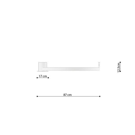 Lampa sufitowa RIO 78 czarny LED 4000K (TH.132) - Thoro Lighting