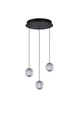 Lampa wisząca EDEM 3 ROUND Czarny (AZ6019) - Azzardo