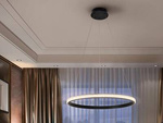 Ring lampa wisząca 1L (717526) - Schuller
