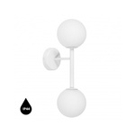 KOP B biała lampa ścienna / kinkiet z podwyższoną szczelnością IP44 (KPB210S0) - Ummo