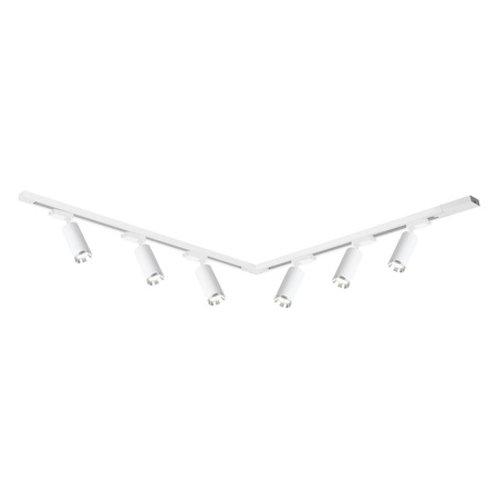 Zestaw Oprawa Mica Track Biały + Chrom 6xGU10 2m (ML2107) - Milagro