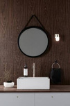 MENTON Kinkiet 1Loty Szczotkowany/Opal IP44
