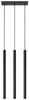 Lampa wisząca PASTELO 3 czarna (SL.0470) - Sollux