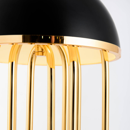Lampa stołowa DOLCE VITA czarno - złota (ST-1602 black) - Step into Design