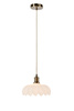 Lampa wisząca KURAGE z białym kloszem 1L Antique Brass/White (108857) Markslojd