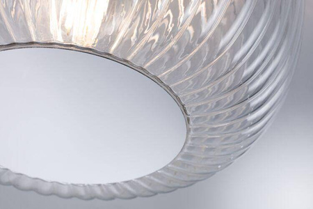 Oprawa sufitowa łazienkowa RUYA E27 max.60W IP44 230V chrom / szkło (PL71142) - PAULMANN