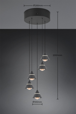 Kaskadowa lampa wisząca ROMEO (337030532) - Trio