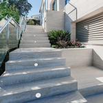OUTDOOR STEP LIGHT LED 3W 3000K ALUMINIUM WHITE (E321 Zambelis) - Zambelis