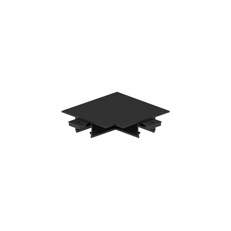 TRIMLESS CORNER CONNECTOR ULTRA SLIM HORIZONTAL BLACK (23130 Zambelis) - Zambelis