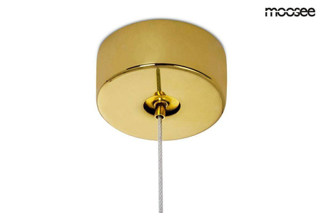 MOOSEE lampa wisząca RING LUXURY 110 złota - LED, chromowane złoto (MSE010100110) - Moosee