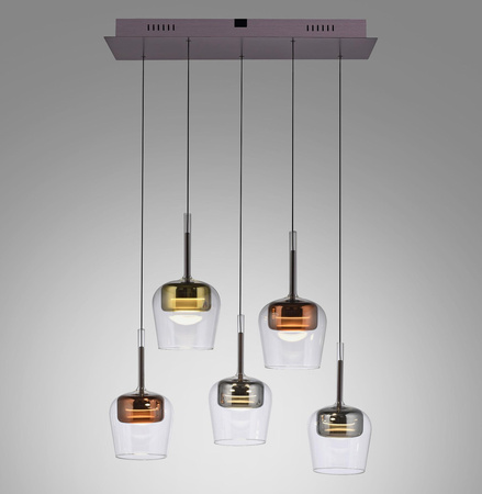 Lampa na pilota i aplikację, z płynną regulacją wysokości Q-KON MULTIKOLOR (2743-70) - Paul Neuhaus