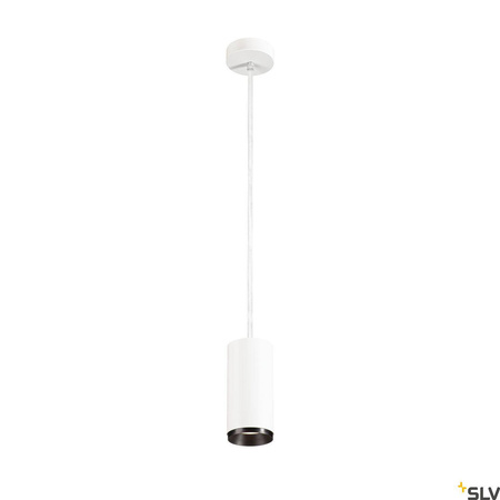 NUMINOS® PD DALI M, wewnętrzna oprawa wisząca LED, biała/czarna 4000 K 24° (1004550) - SLV