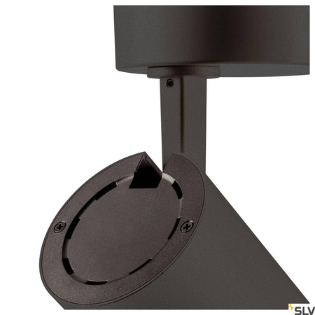 NUMINOS® SPOT PHASE M, wewnętrzna oprawa sufitowa natynkowa LED, czarna/czarna 3000 K 60° (1004204) - SLV