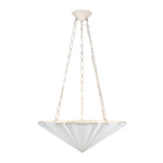 Lampa wisząca Martine - 3 źródła światła - Antyczna biel (QN-MARTINE-P-WHT) - Quintiesse