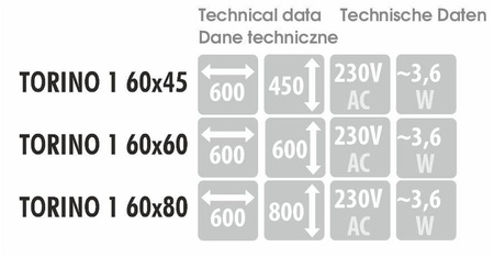 Lustro TORINO 1 - MCJ