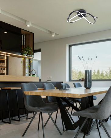 Lampa sufitowa PAUL czarna (19602C-BK) - Zuma Line