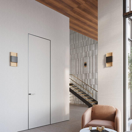 Kinkiet DURLIN złoty/czarny (SL.1354) - Sollux Lighting