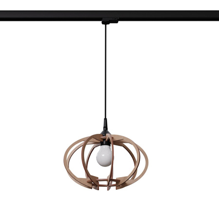 Lampa wisząca na szynie MANDELINO naturalne drewno E27 4000K 7,5W 690lm #B (MYL.00471) - Make Your Light