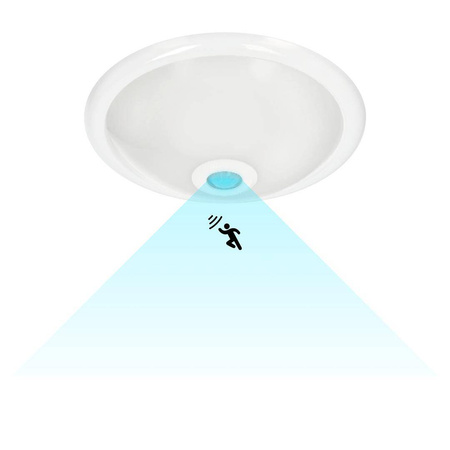 Plafon z czujnikiem ruchu Mario 2xE27 PIR (EKP9911) - Eko-Light