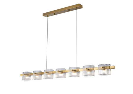Dekoracyjna lampa wisząca BACCIO LED złota 120 cm (ST-DL8520) - Step into Design
