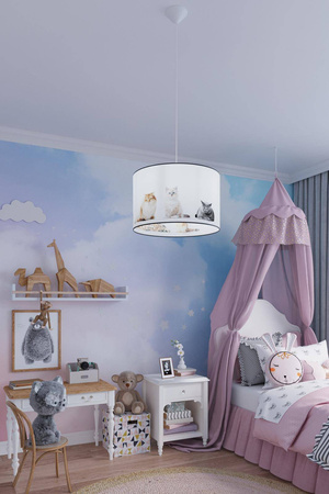 Lampa wisząca do pokoju dziecka wzór KOTY 40 (SL.1421) - Sollux Lighting