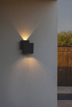 Kinkiet Zew. RIALTO Kol. Czarny 3000K (5287901012) - Lutec