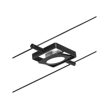 Corduo System linkowy Spot MacLED 4,5W Cz mat/Chrom 12V DC twszt 3000K (PL94425) - Paulmann