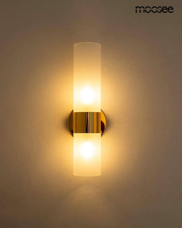 MOOSEE lampa ścienna TUBS złota (MSE1501100455) - Moosee