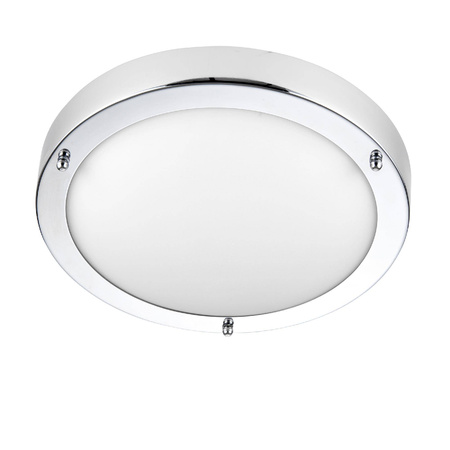 Plafon Portico LED chrome IP44 9W (54676) - Saxby