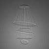 Lampa wisząca Ledowe okręgi No.5 Φ120 cm 4k czarna Altavola Design (LA085/P_120_in_4k_black) - ALTAVOLA DESIGN