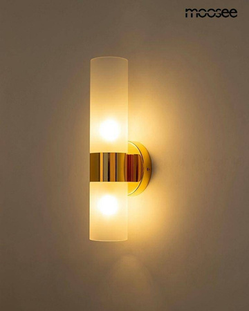 MOOSEE lampa ścienna TUBS złota (MSE1501100455) - Moosee