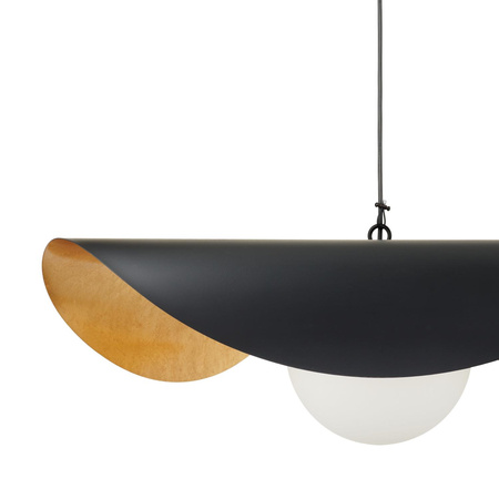 Lampa wisząca ENZO czarno złota 60 cm (ST-F22020601-D60 black) - Step into Design