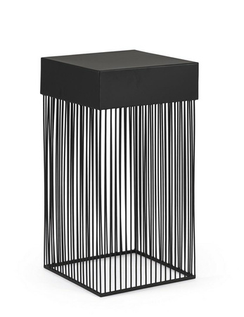 BIZZOTTO stolik kawowy YASLINE 30x30      czarny (0747368) - Bizzotto