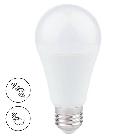 Żarówka LED 6W A60 E27 3000K Zmierzchowo-Ruchowa (EK8047) - Eko-Light