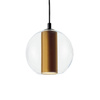 Lampa wisząca MERIDA BLACK rozm. M (11093105) - Kaspa