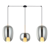 LINE LIGHT 3XG9 SMOKED GLASS -GOLD MATT (22149 Zambelis) - Zambelis