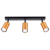Plafon WINX 3 czarny/miedź (SL.1376) - Sollux Lighting