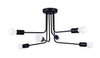 Żyrandol NORAH 6 czarny (SL.1452) - Sollux Lighting