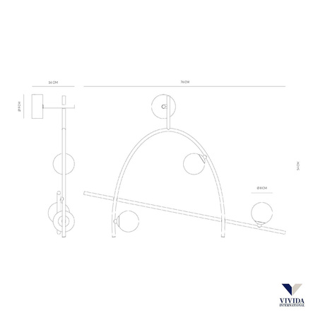 Kinkiet FREEDOM (0058.10) - Vivida