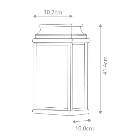 Kinkiet zewnętrzny St Martins (ST-MARTINS-L-BR) - Elstead Lighting