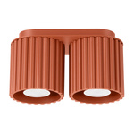Plafon AURA 2 ochra czerwona GU10 (SL.1800) - Sollux Lighting