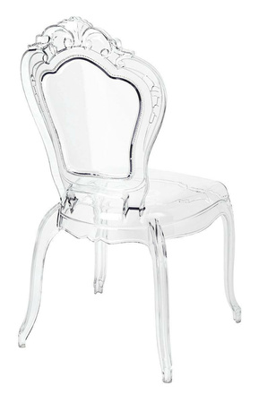 Krzesło KING transparentne - poliwęglan (666-APC) - King Home