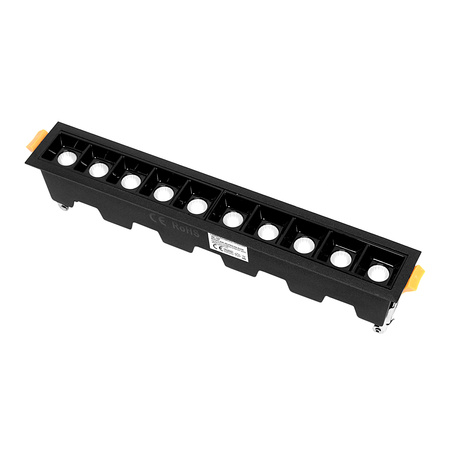 Lampa liniowa Led podtynkowa 20W 4000K czarna JDL-10T - DomenoLED