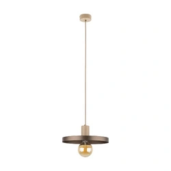 SILA SABIA BROWN 1XE27 LAMPA WISZĄCA 300 (10757) - TK Lighting