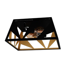 Lampa Sufitowa TABLONCITO czarna (39903) - EGLO