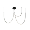 CEILING LED LIGHT 46W 3000K ALUMINIUM-SILICON BLACK (23051 Zambelis) - Zambelis